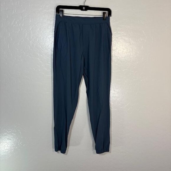 Lululemon Pants Mens Small Blue Jogger Zipper Cuffs Running Athletic Surge - Picture 1 of 8